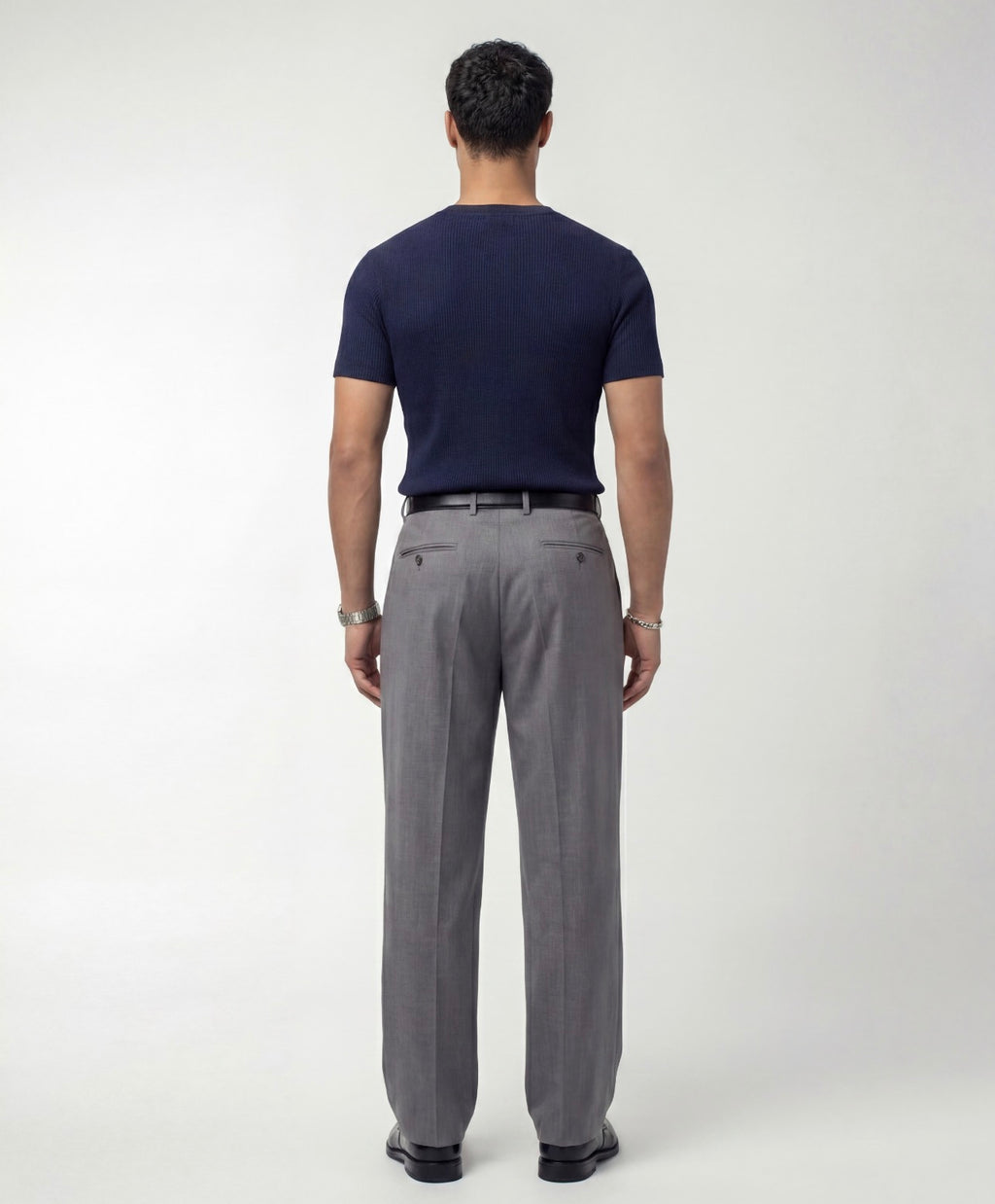 Slate Grey Tailored Trousers