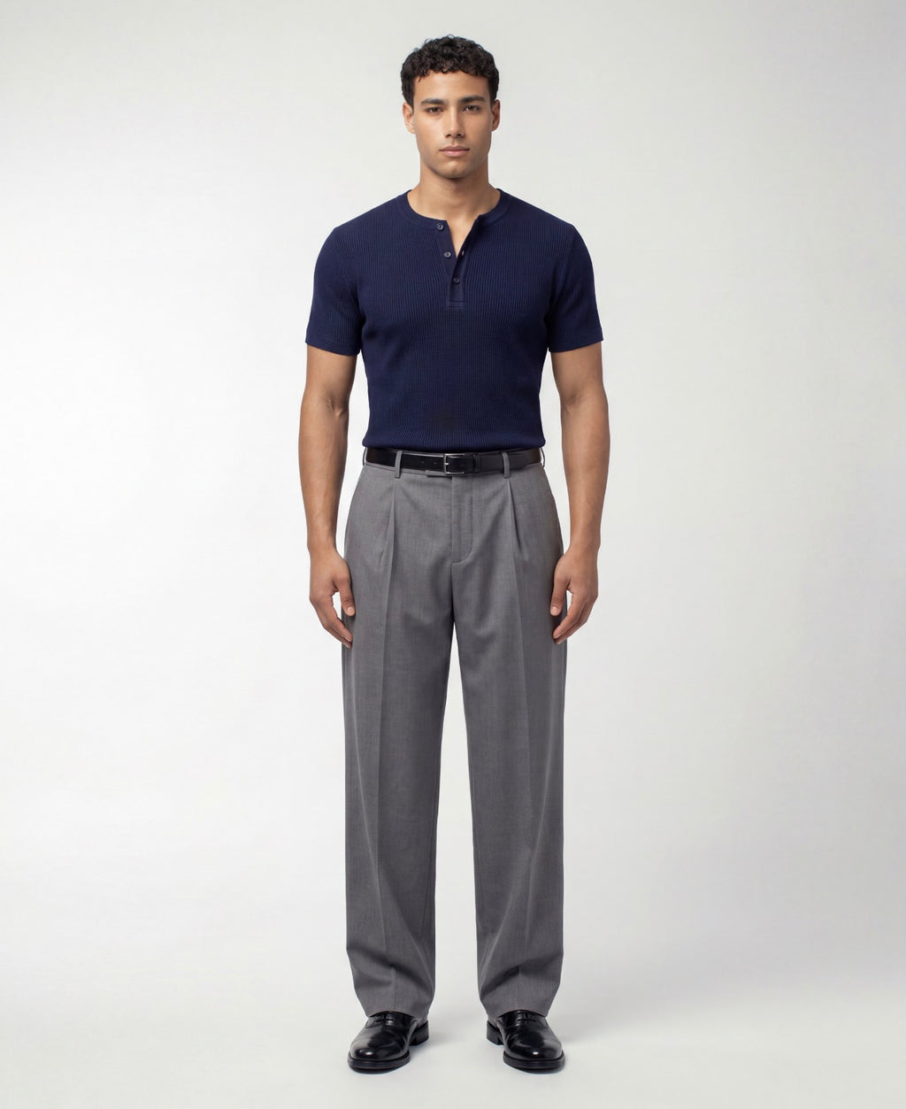 Slate Grey Tailored Trousers