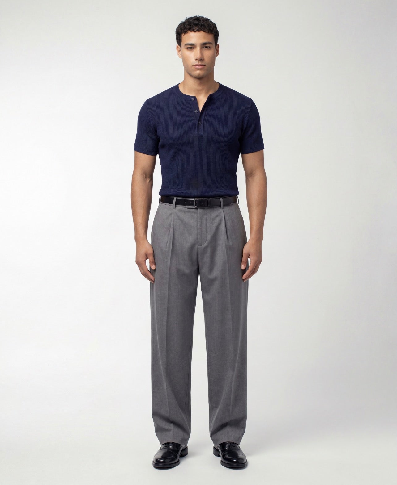 Slate Grey Tailored Trousers