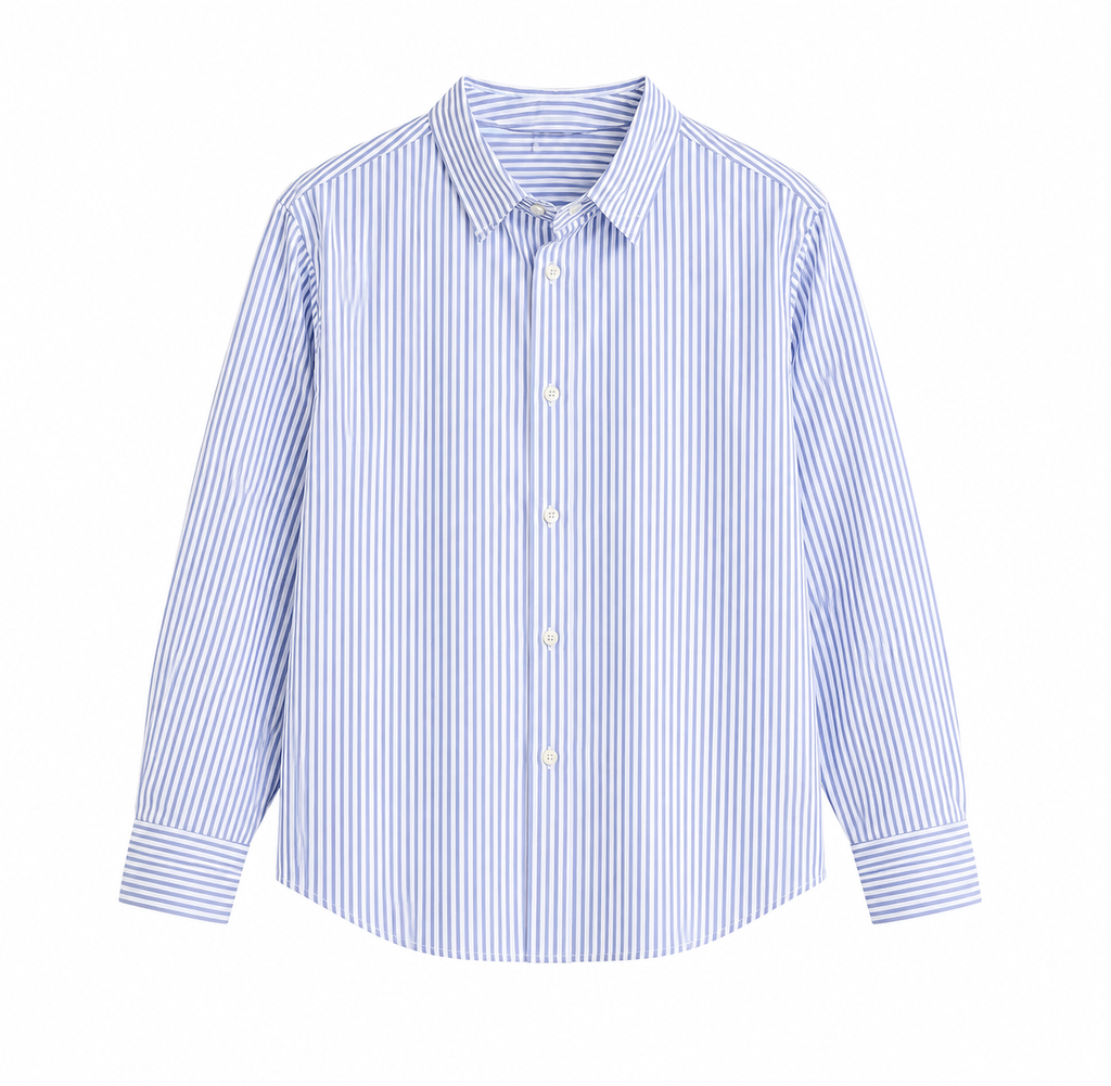 Oxford Blue Striped Shirt