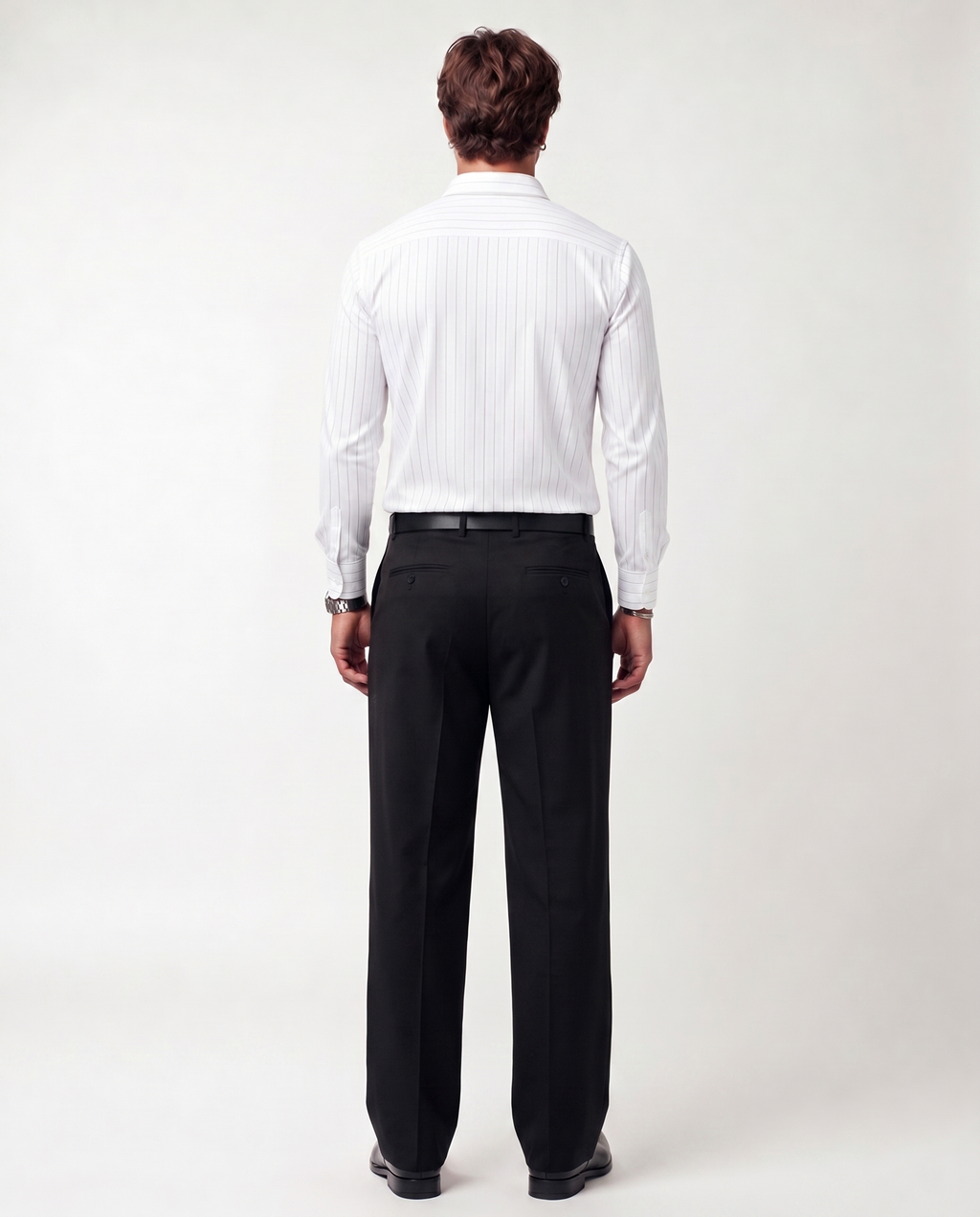 Midnight Black Tailored Trousers