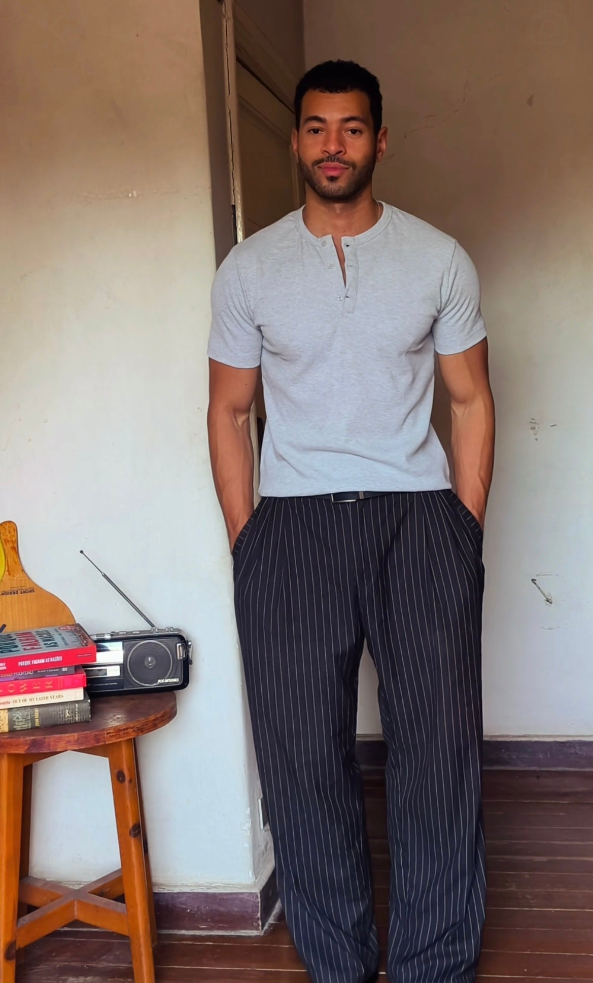 Slate Grey Henley