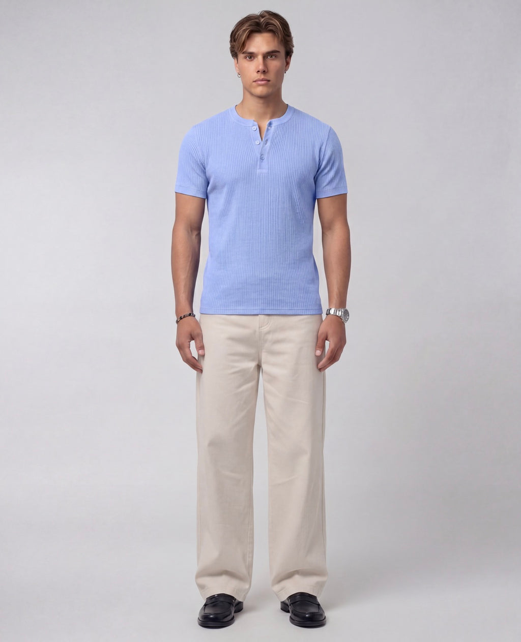 Sky Blue Henley