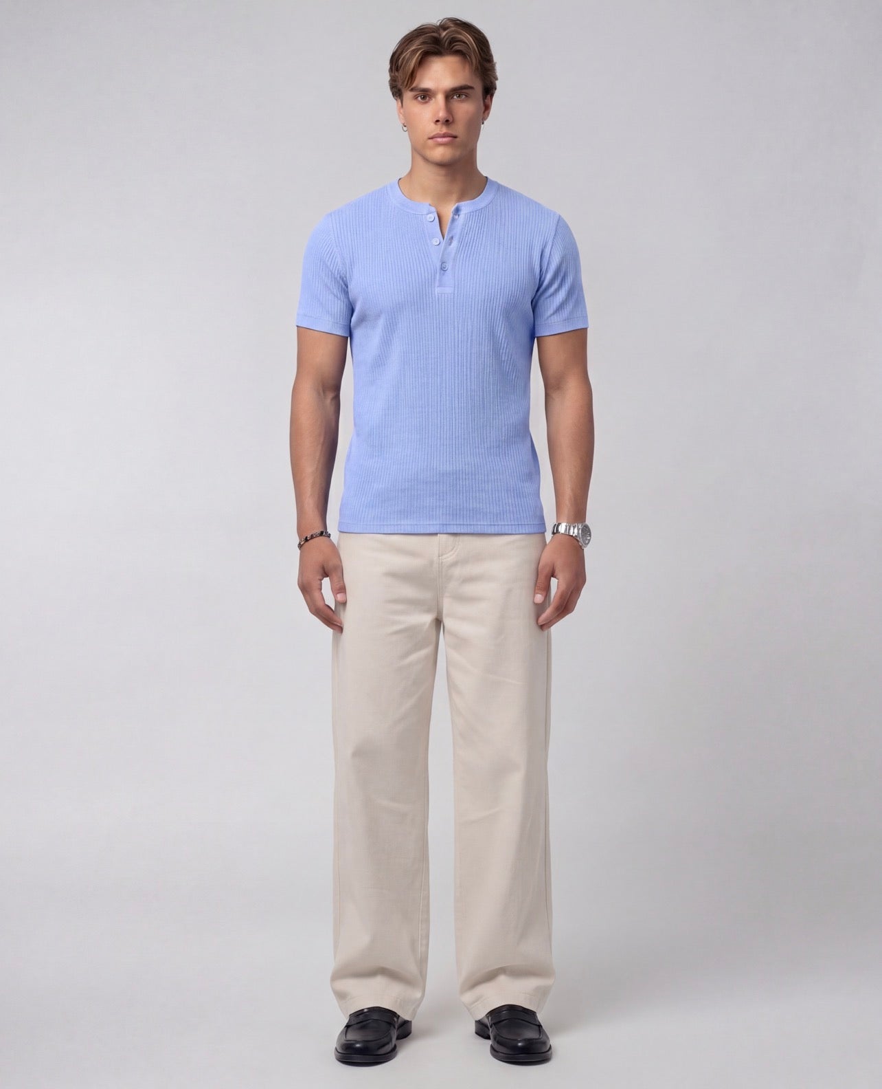 Sky Blue Henley
