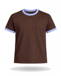 Studio Brown Ringer Tee