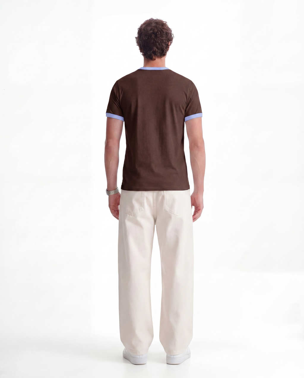 Studio Brown Ringer Tee