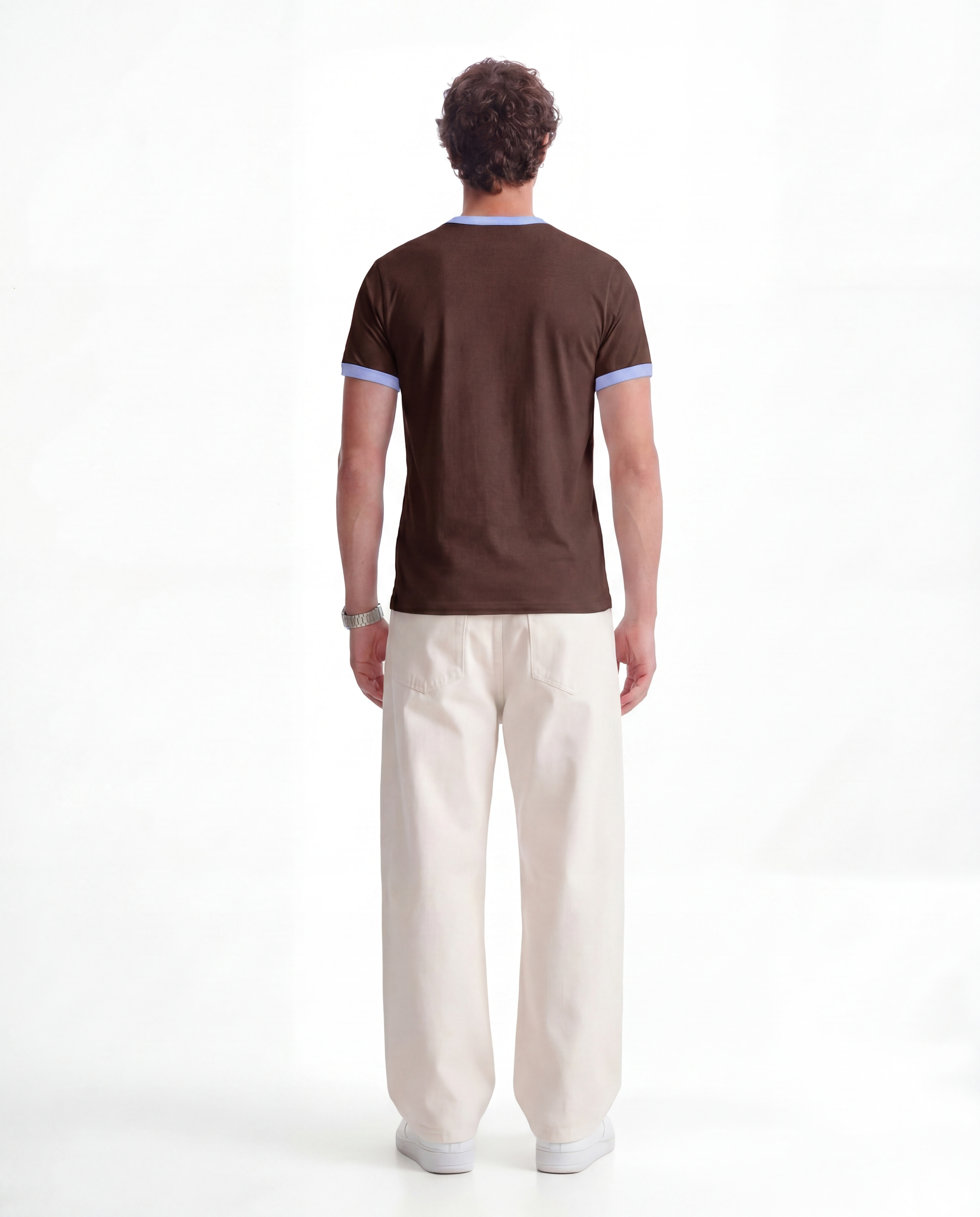 Studio Brown Ringer Tee