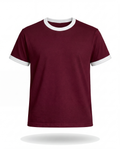 Studio Burgundy Ringer Tee