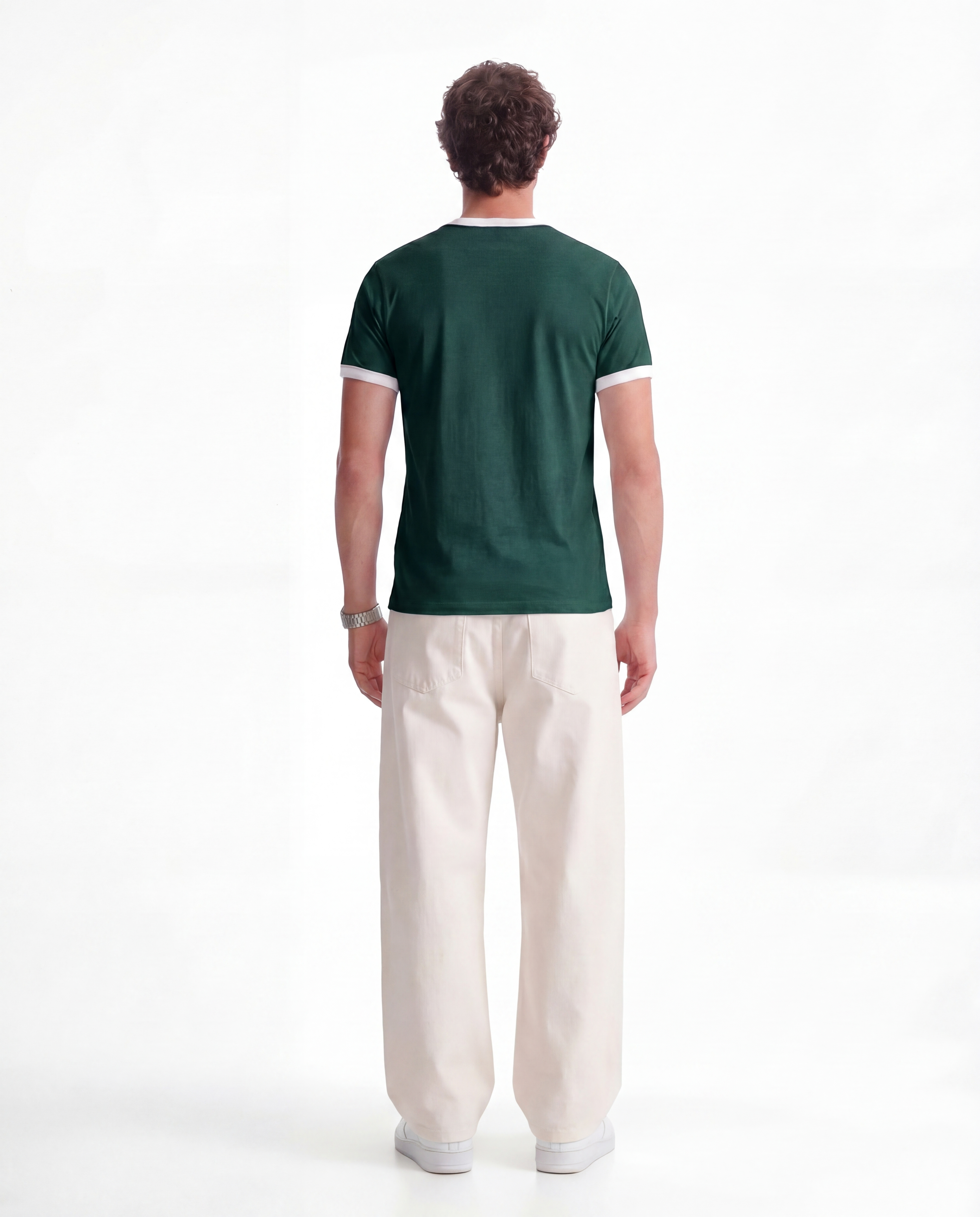 Studio Green Ringer Tee