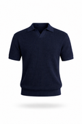 Riviera Navy Knit Polo