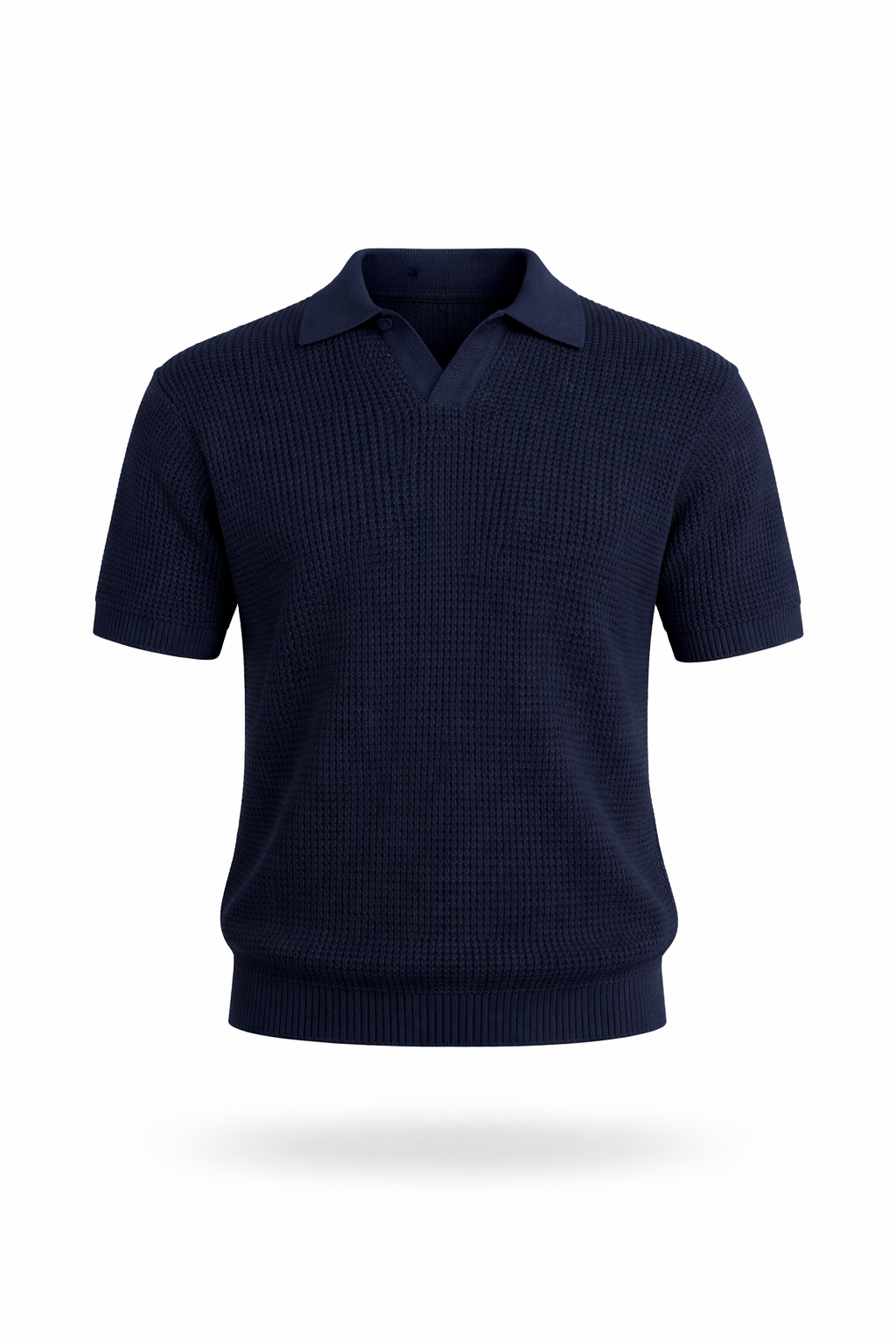 Riviera Navy Knit Polo