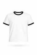 Studio White Ringer Tee