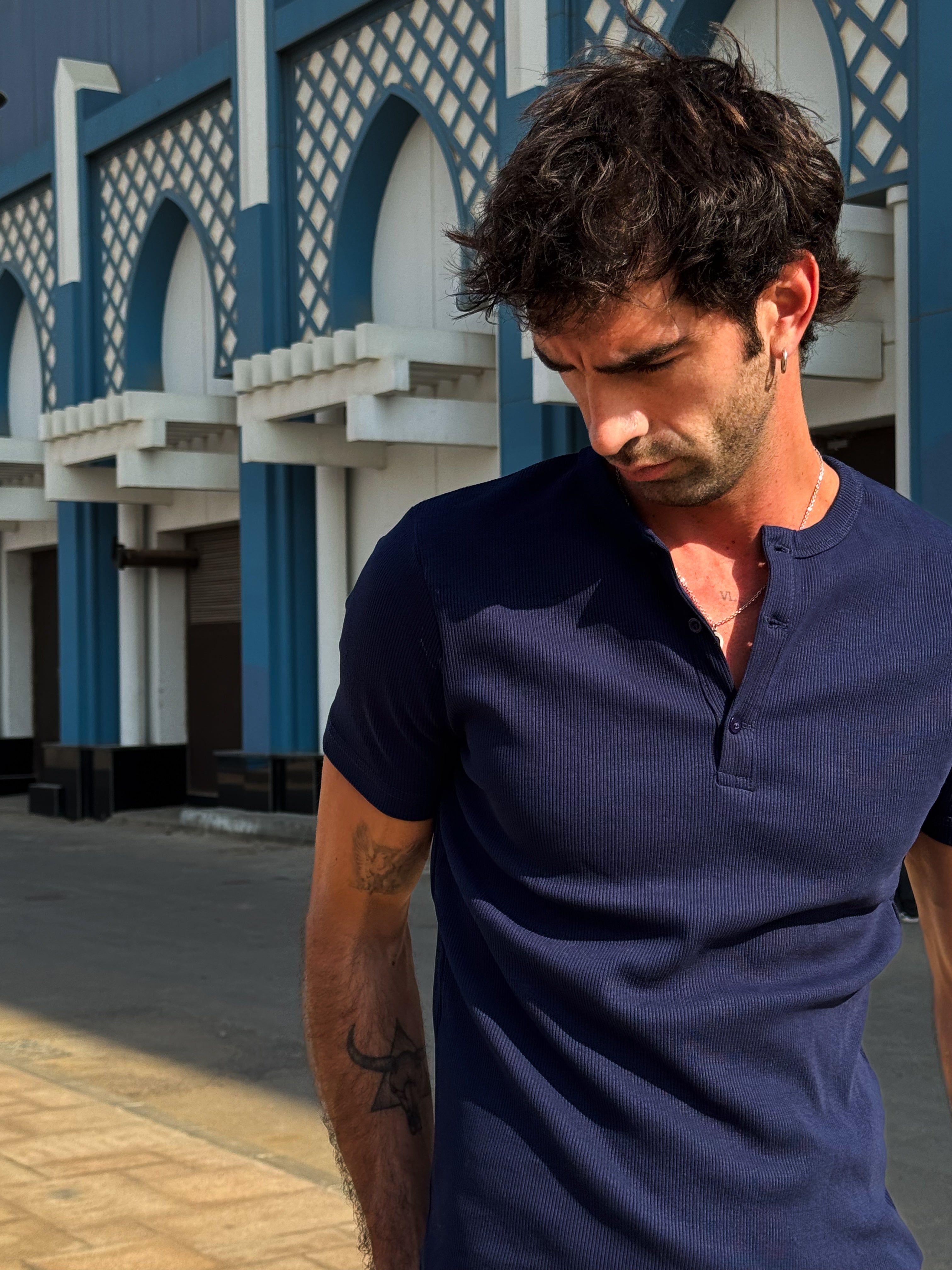 Deep Navy Henley