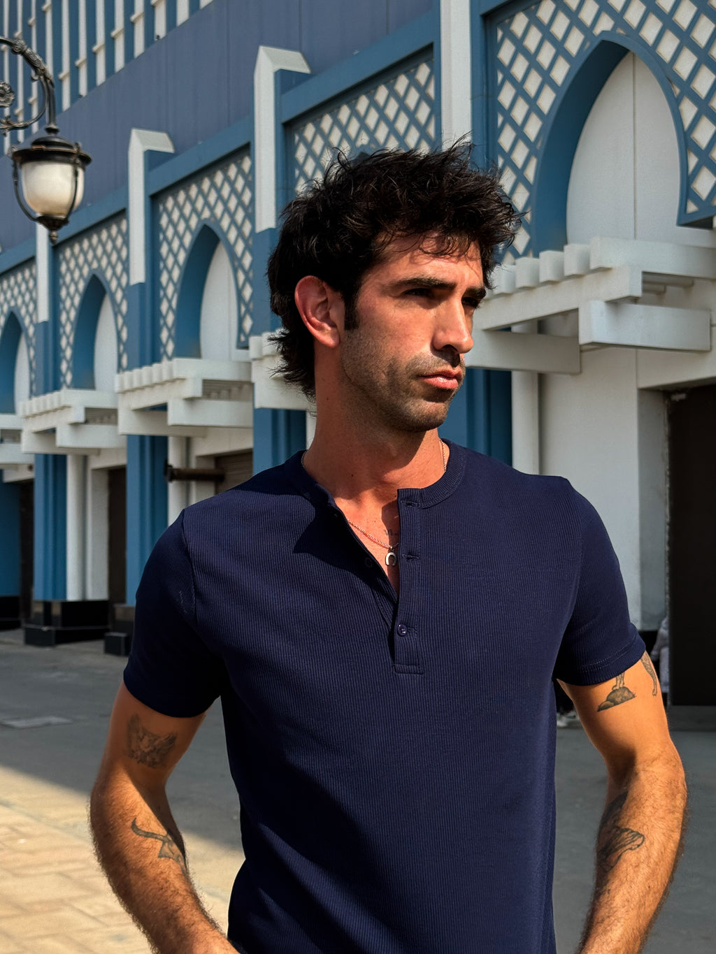 Deep Navy Henley