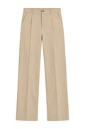 Beige Tailored Trousers, flat lay front