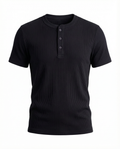Midnight Black Henley