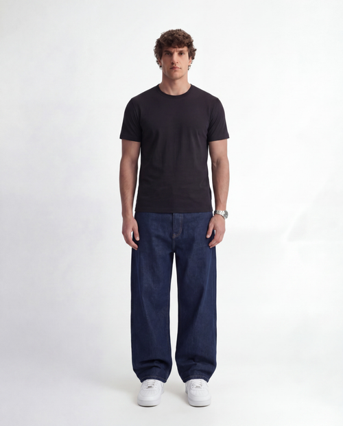Black Heavyweight Basic Tee