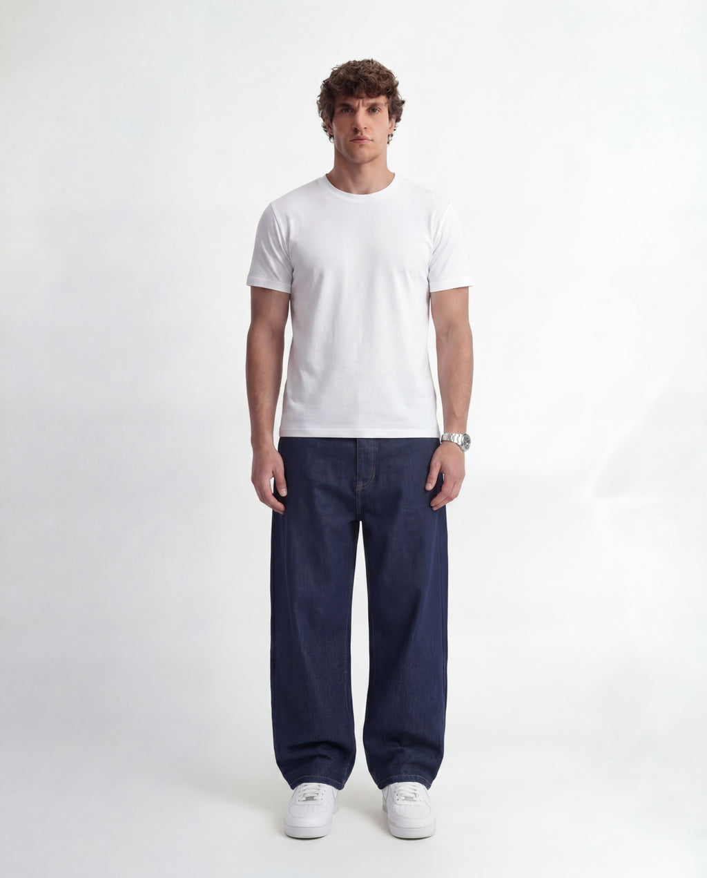 White Heavyweight Basic Tee