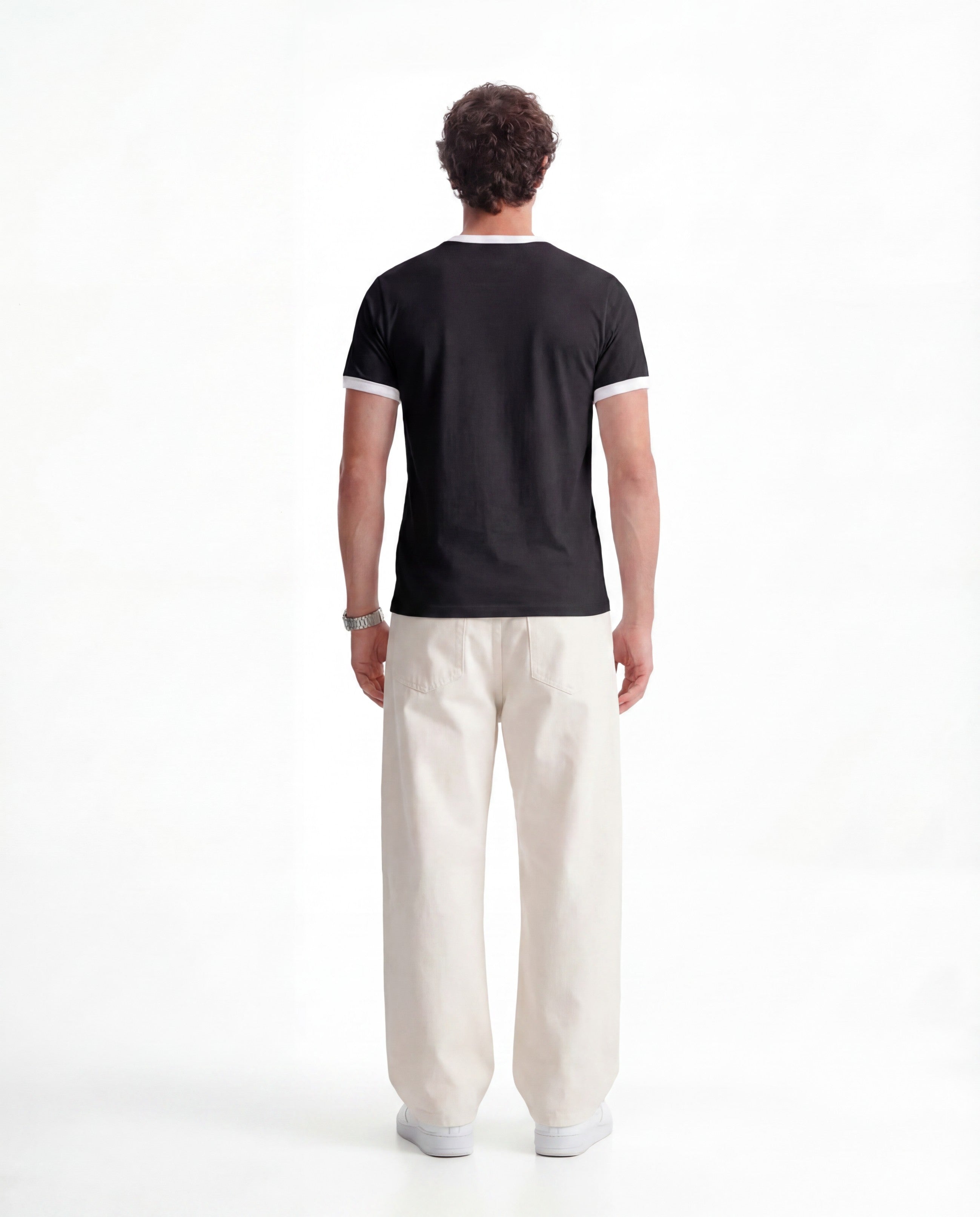 Studio Black Ringer Tee