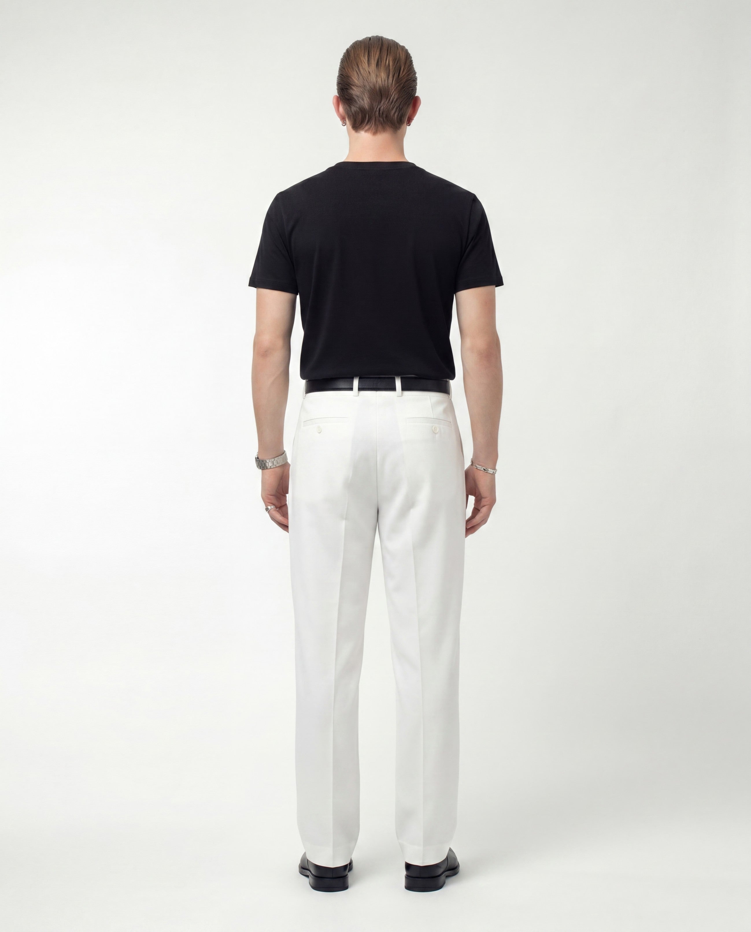 White Tailored Trousers