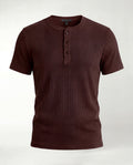 Espresso Brown Henley