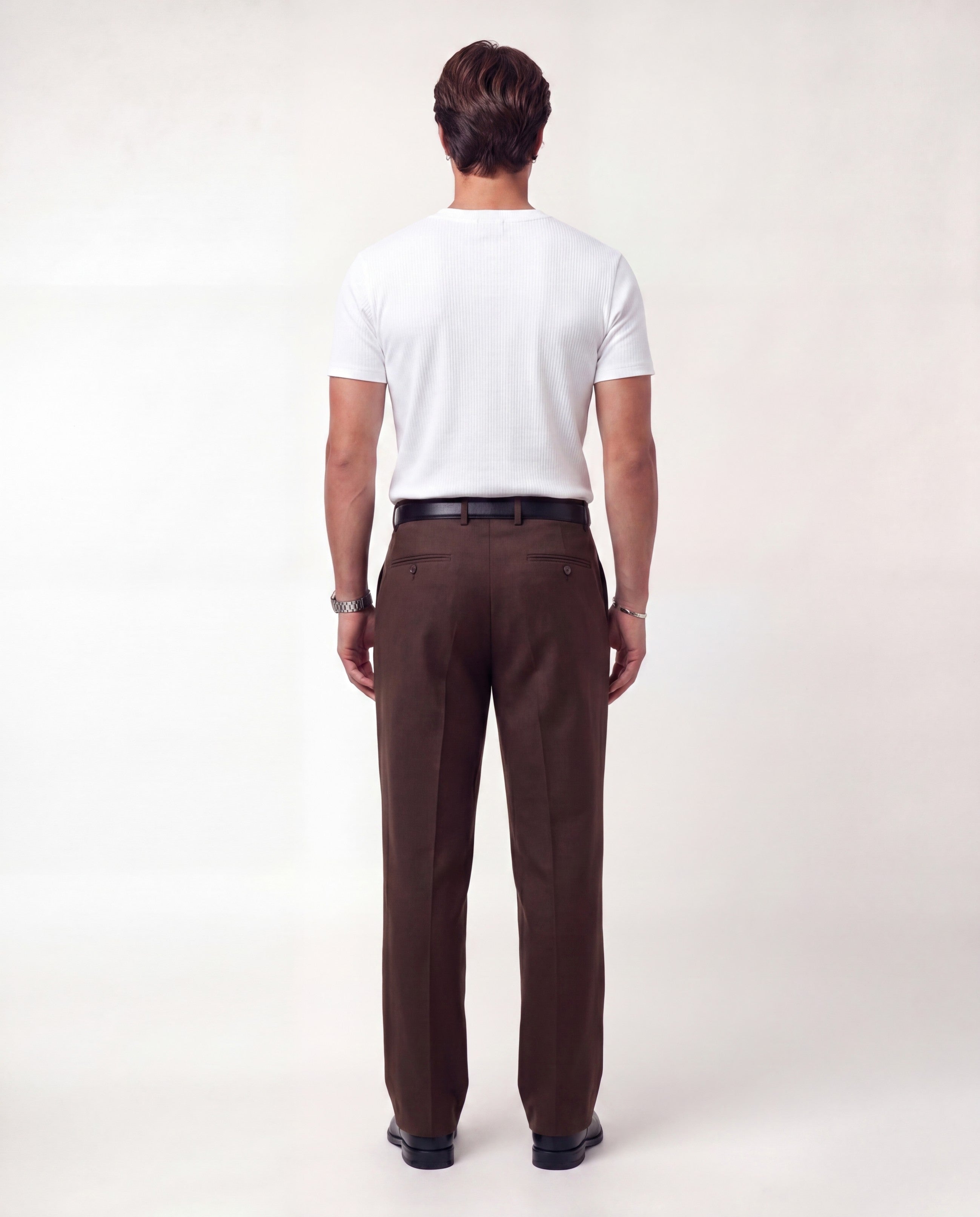 Brown Tailored Trousers
