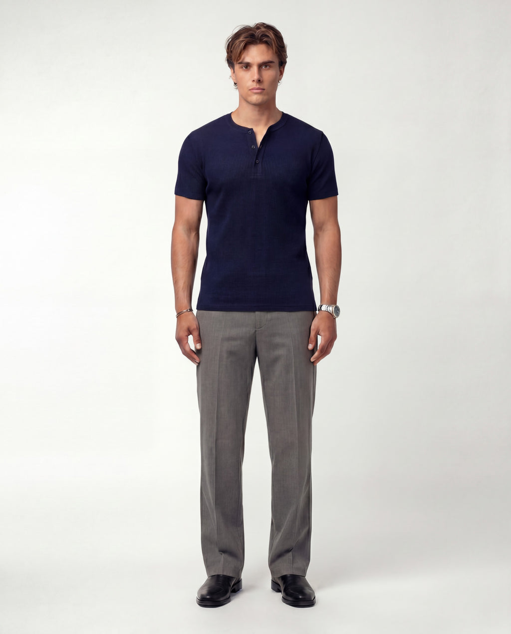 Deep Navy Henley